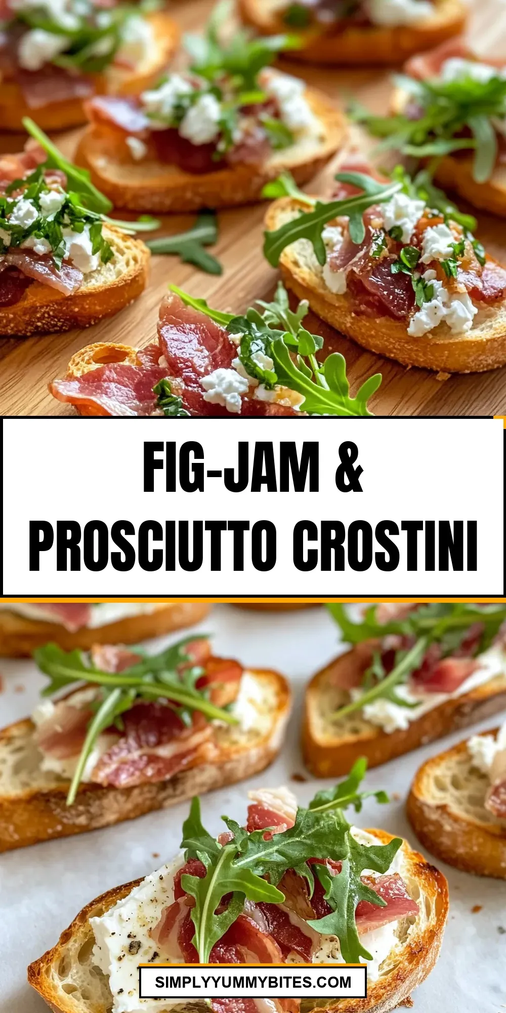 How To Make Delicious Fig-Jam & Prosciutto Crostini