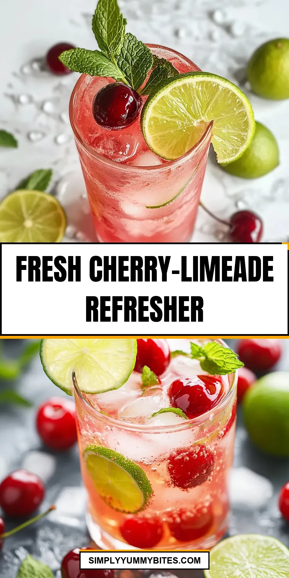 How To Make Easy Fresh Cherry-Limeade Refresher