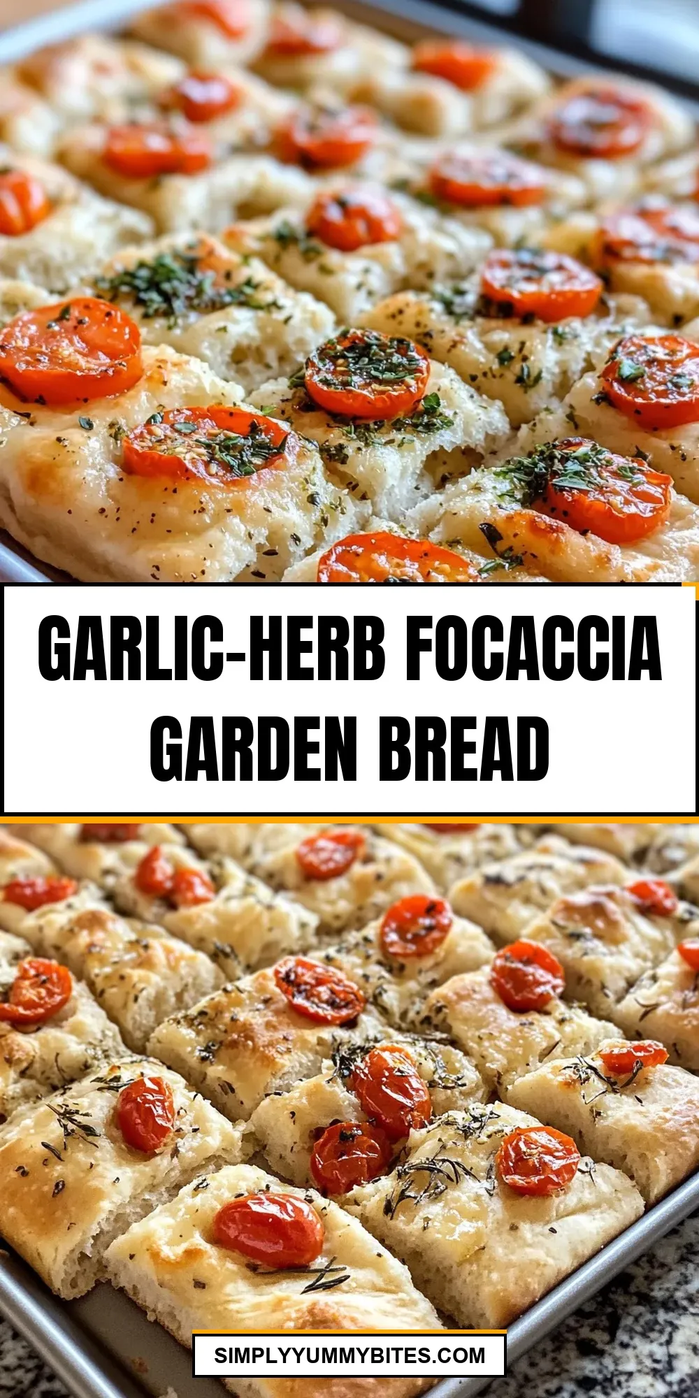 How To Make Irresistible Garlic-Herb Focaccia Garden Bread