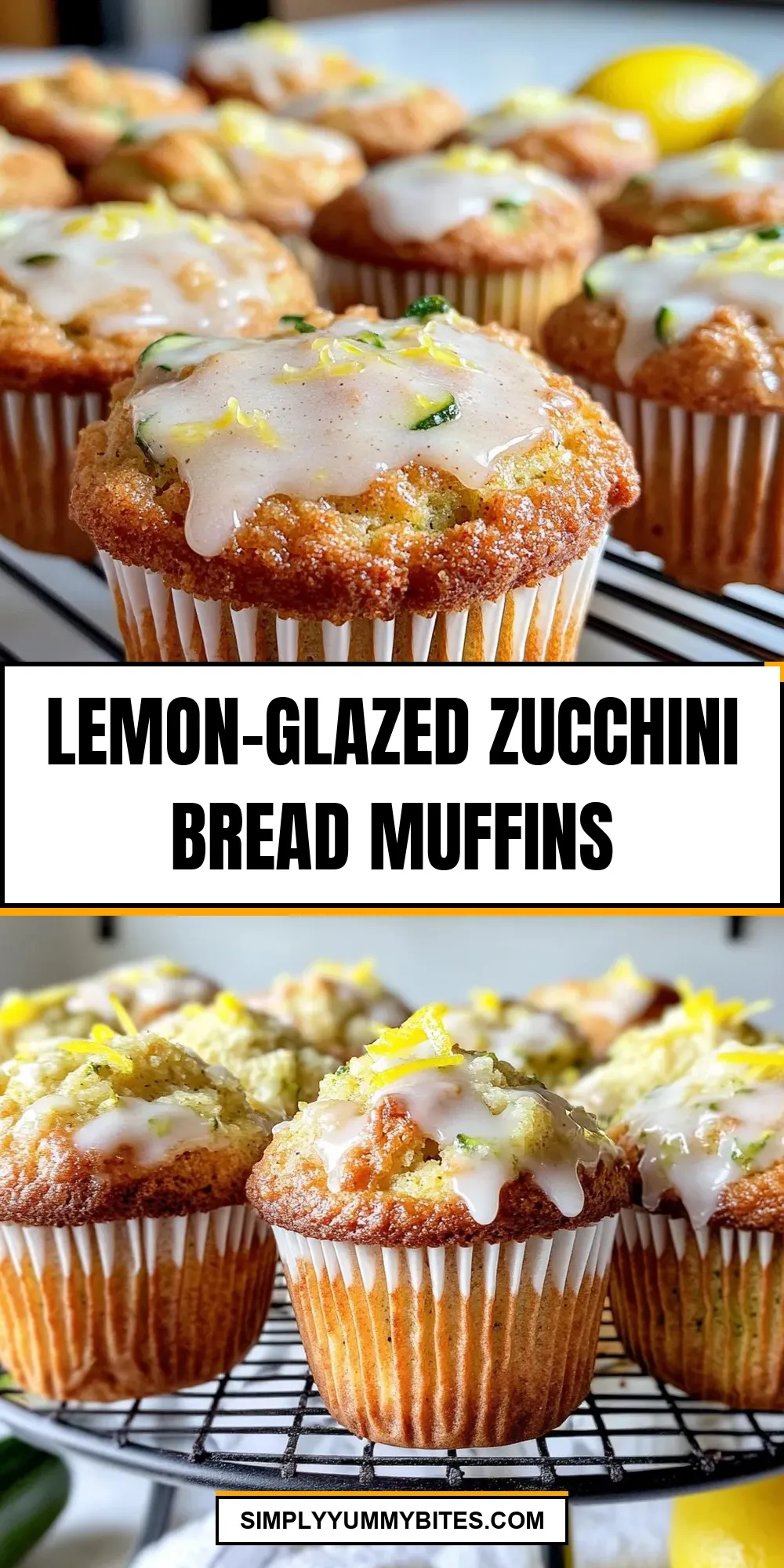 How To Make Fresh Lemon-Glazed Zucchini Bread Muffins