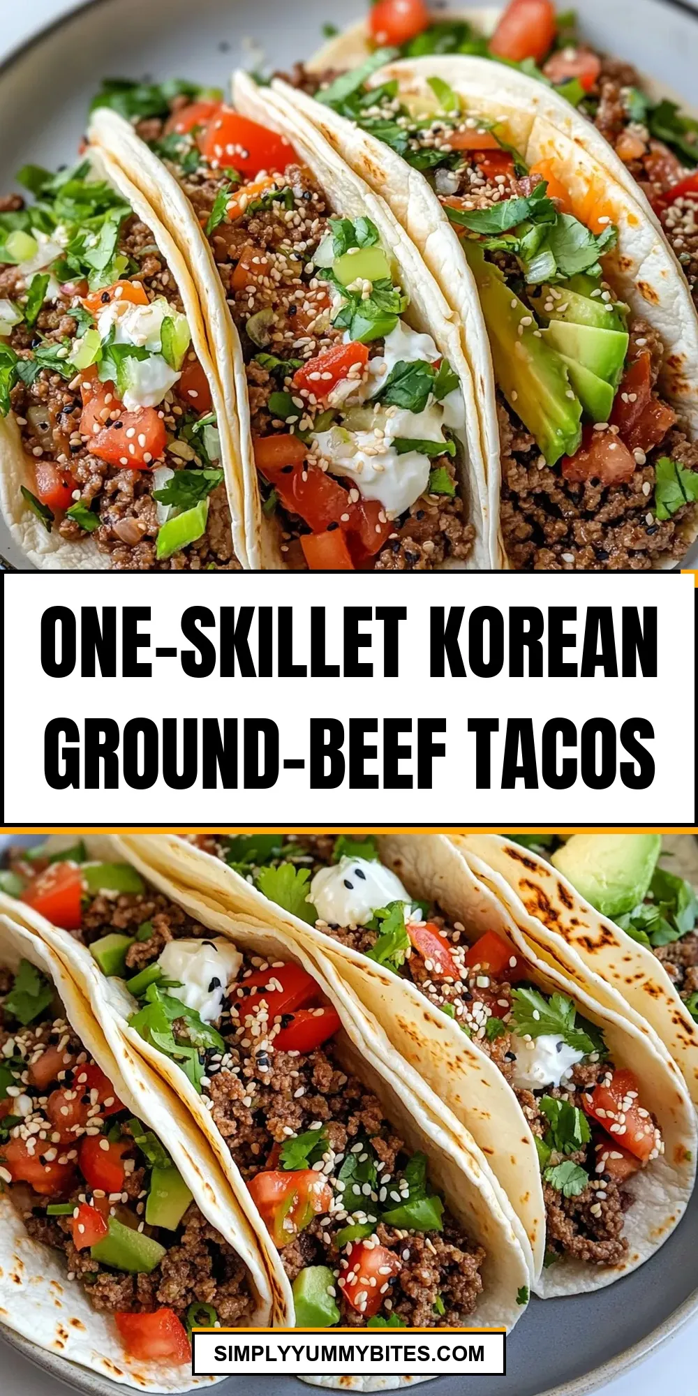 Ultimate One-Skillet Korean Ground-Beef Tacos