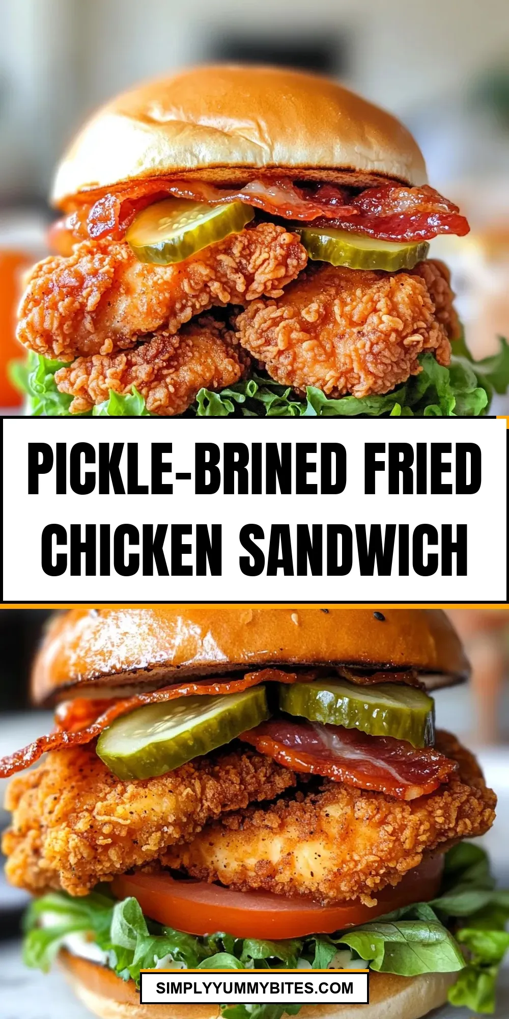 Pickle-Brined Fried Chicken Sandwich (Tasty & Delicious)