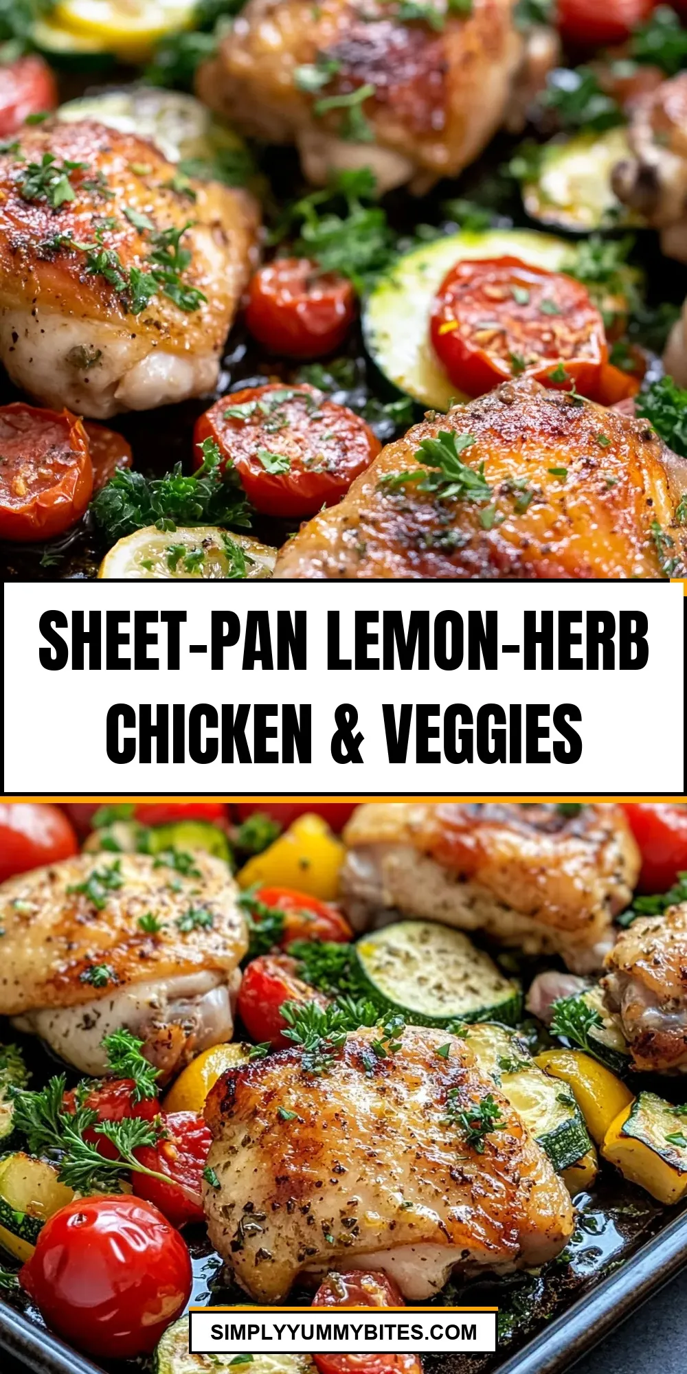 Easy Sheet-Pan Lemon-Herb Chicken & Veggies Recipe