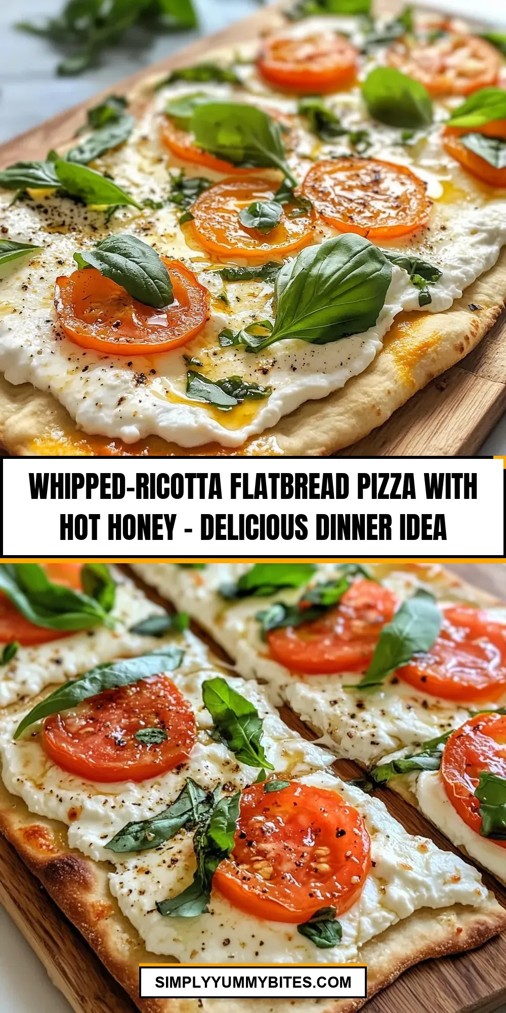 Whipped-Ricotta Flatbread Pizza with Hot Honey – Delicious Dinner Idea