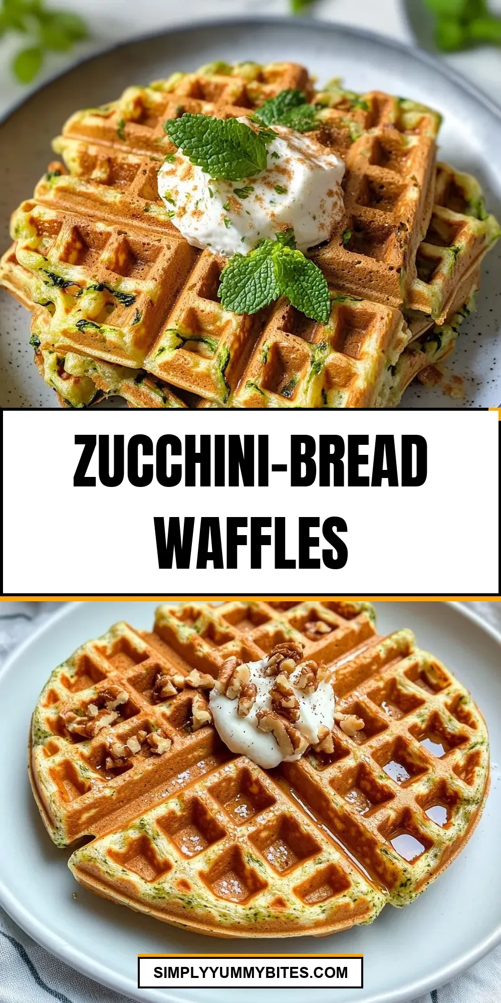 Easy Zucchini-Bread Waffles Recipe