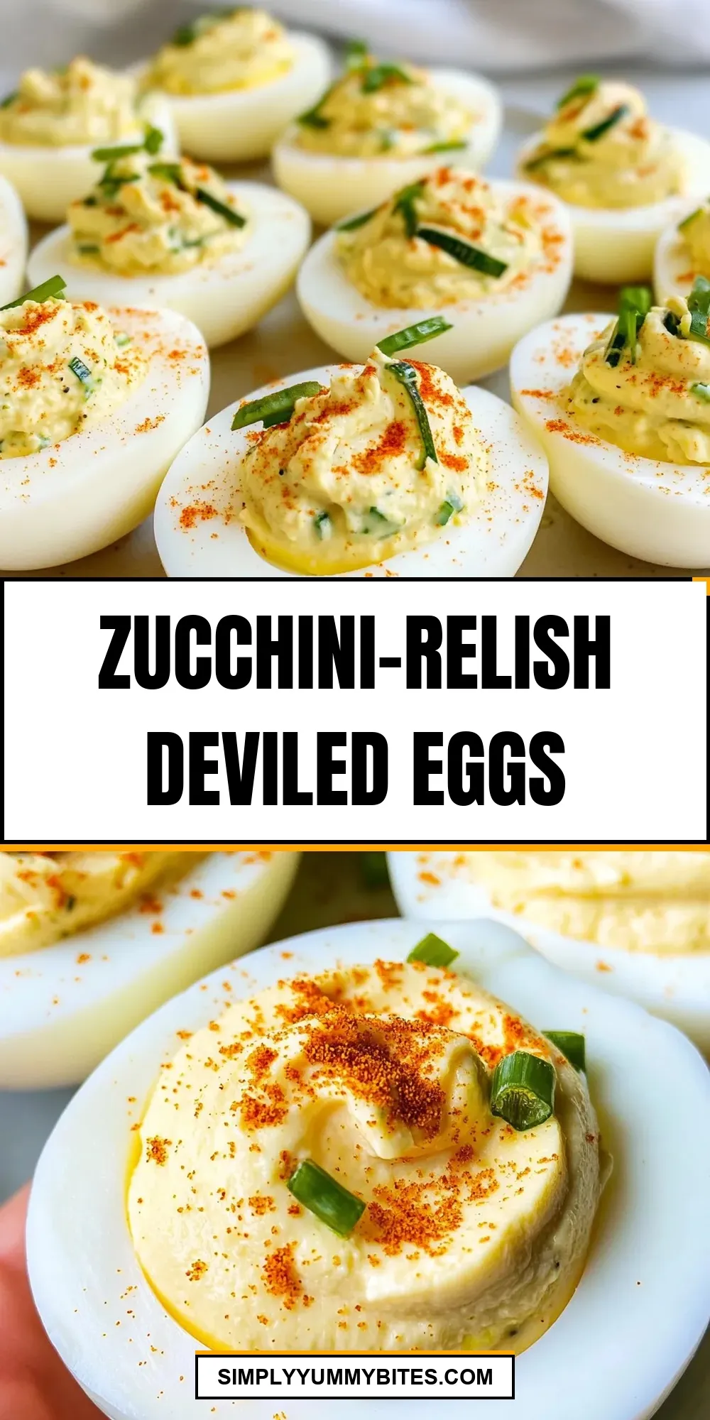 Easy Zucchini-Relish Deviled Eggs Recipe