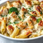Homemade Baked Chicken Ziti Alfredo recipe photo