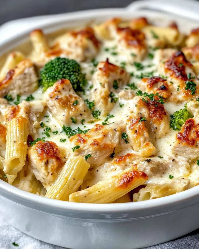 Homemade Baked Chicken Ziti Alfredo recipe photo