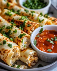 Homemade Baked Cream Cheese Chicken Taquitos photo