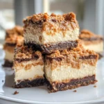 Homemade Butterfinger Cheesecake Bars recipe photo
