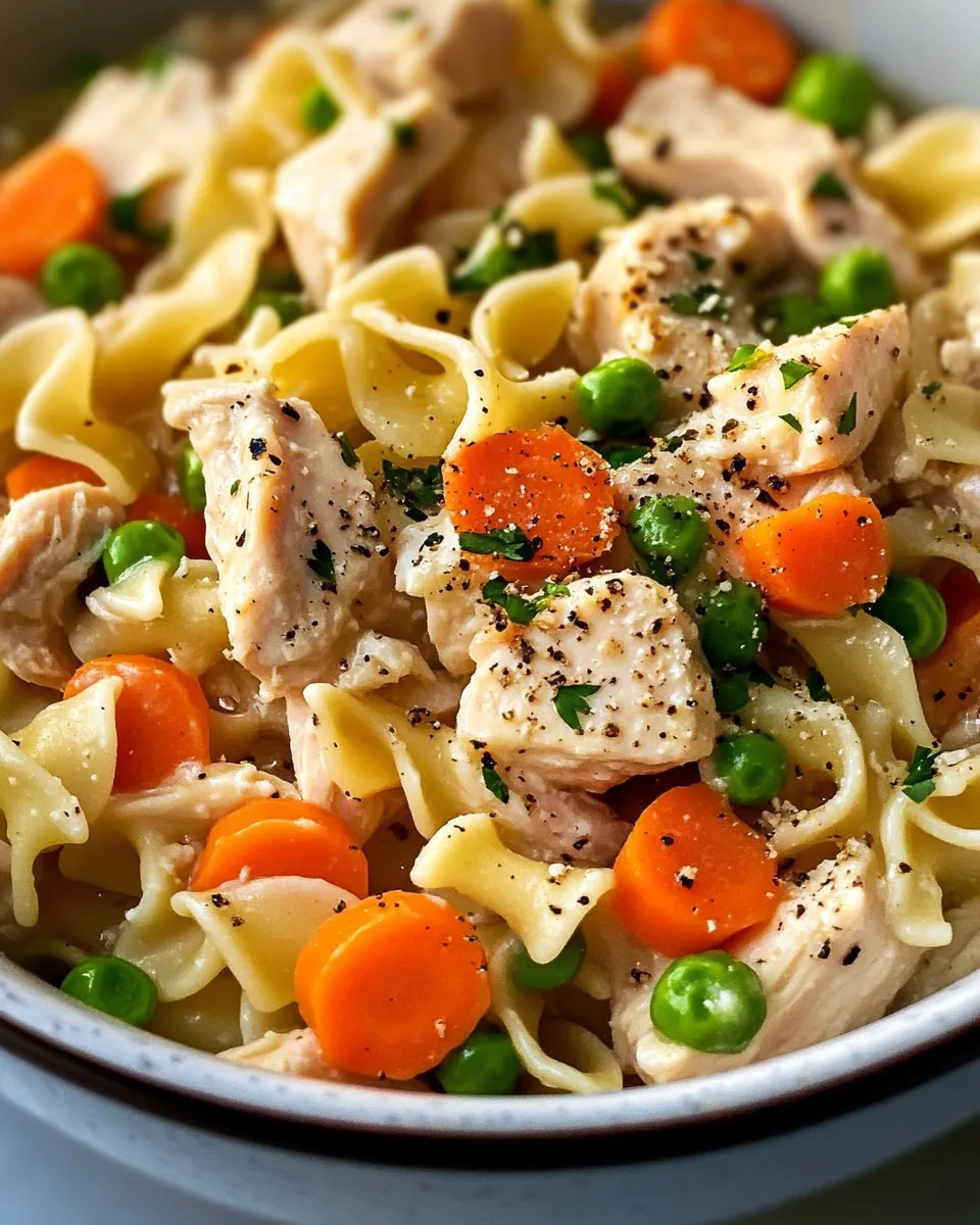 Classic Cassie's Comforting Chicken And Noodles plate image