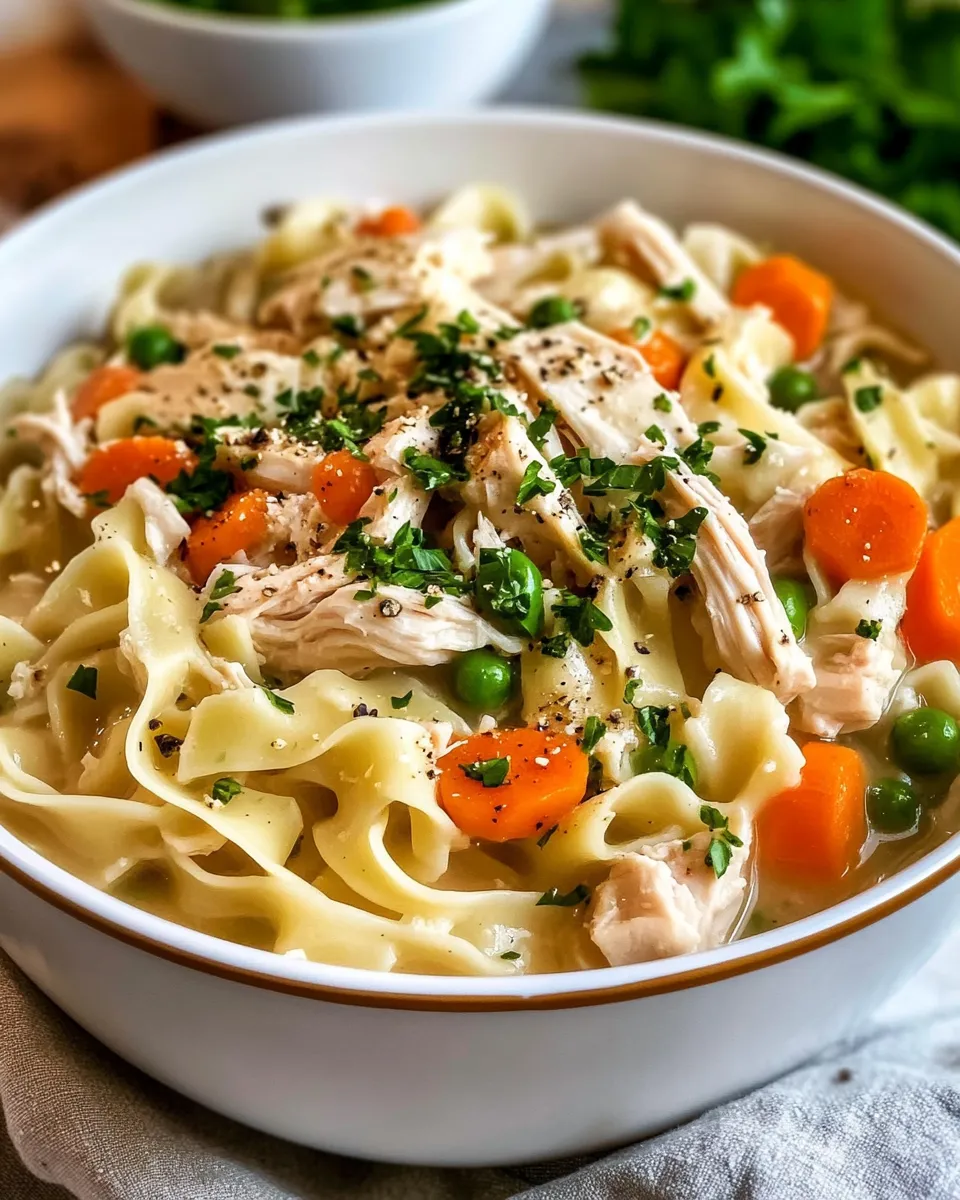 Classic Cassie's Comforting Chicken & Noodles dish photo