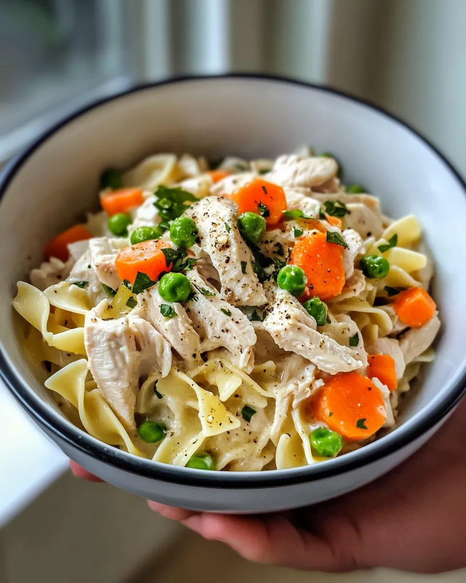 Classic Cassie's Crockpot Chicken And Noodles recipe image