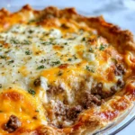 Homemade Cheeseburger Pie Pioneer Woman photo