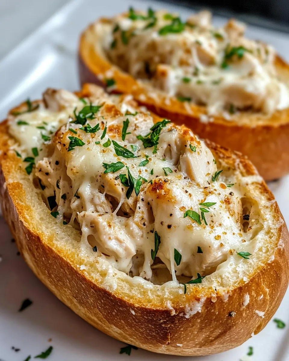 Classic Chicken Alfredo Breadbowl image