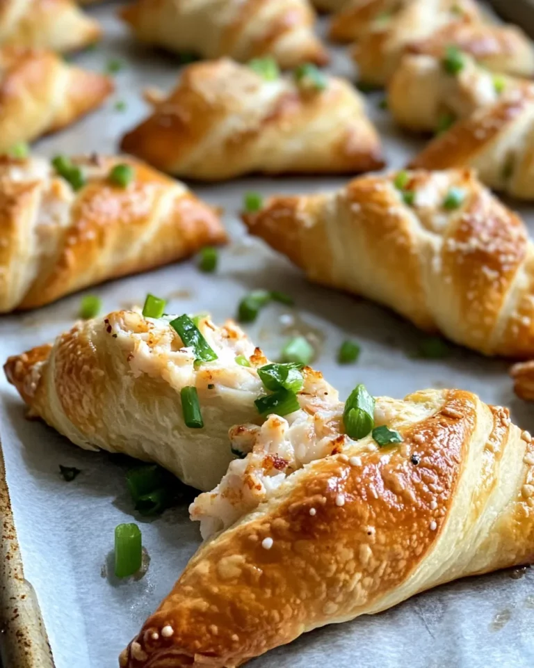 Homemade Crab Crescent Bites recipe photo