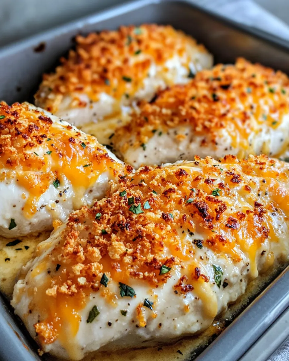Classic Crispy Cheddar Chicken Bake image