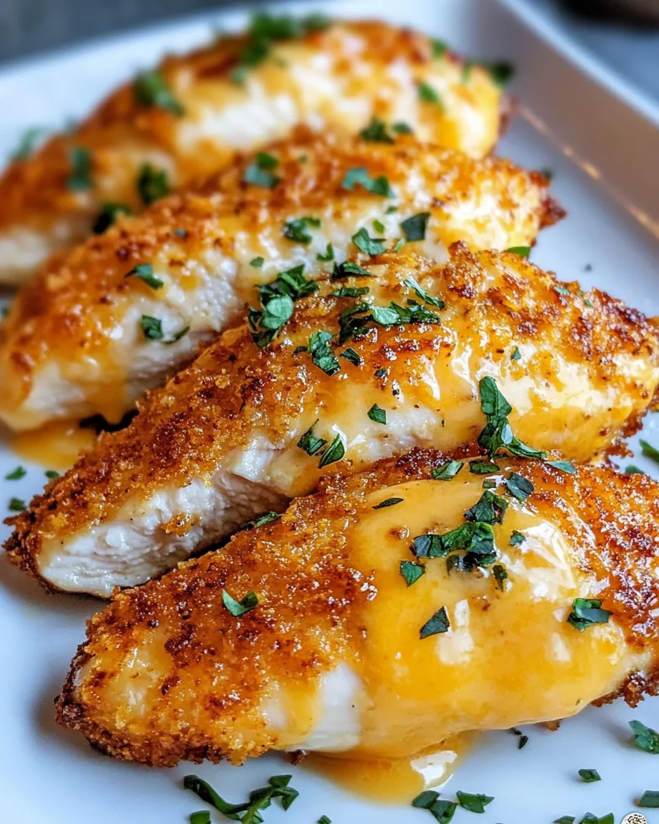 Easy Crispy Cheddar Chicken Recipe recipe photo