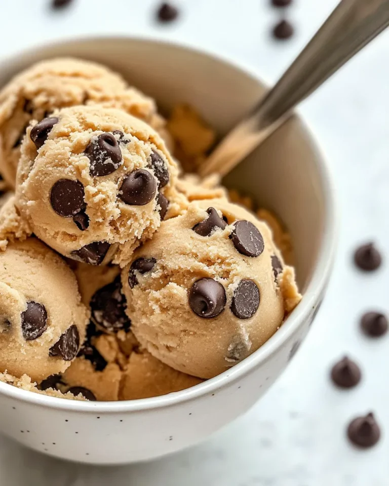 Homemade Edible Cookie Dough With Greek Yogurt recipe photo