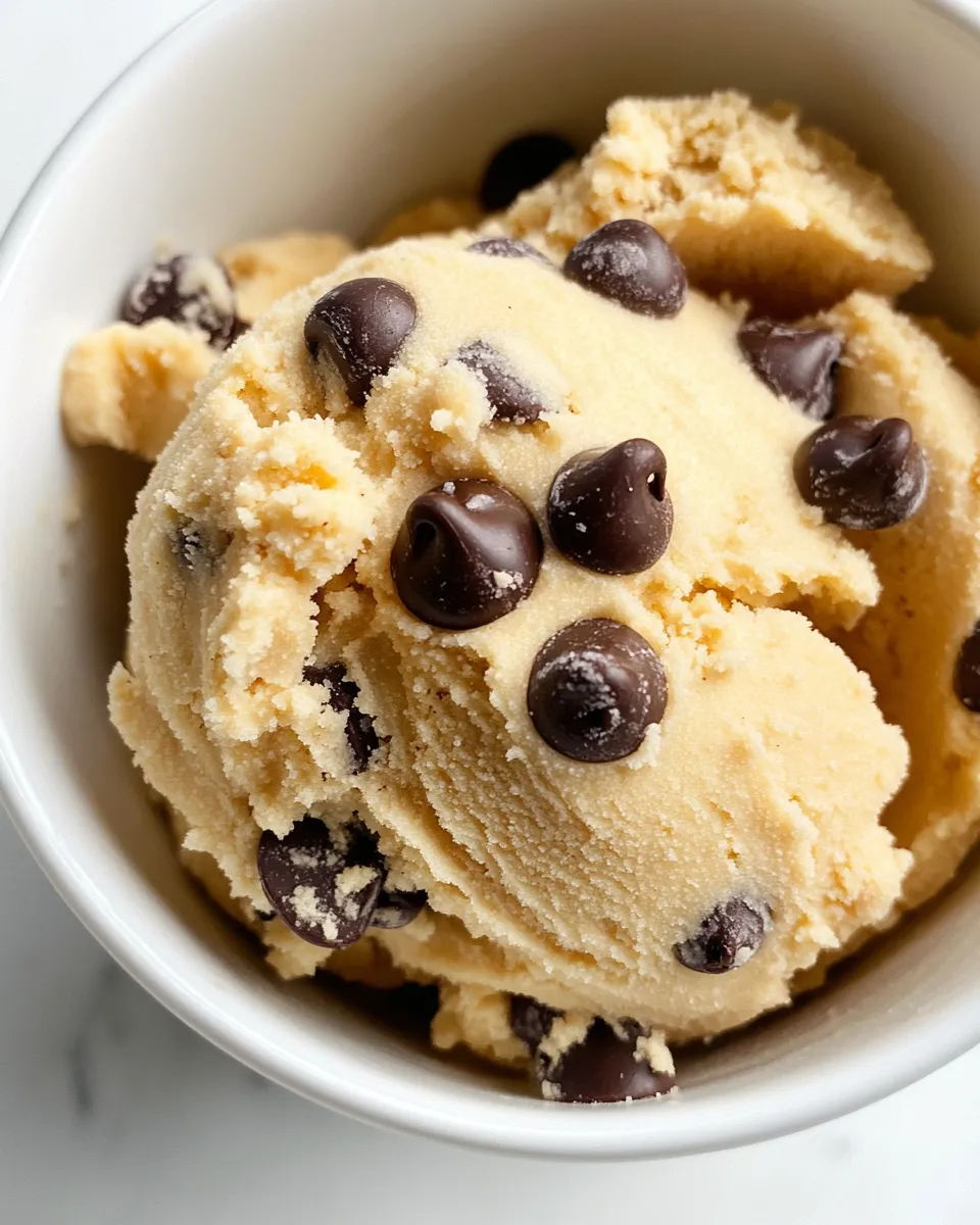 Classic Edible Cookie Dough With Greek Yogurt dish photo