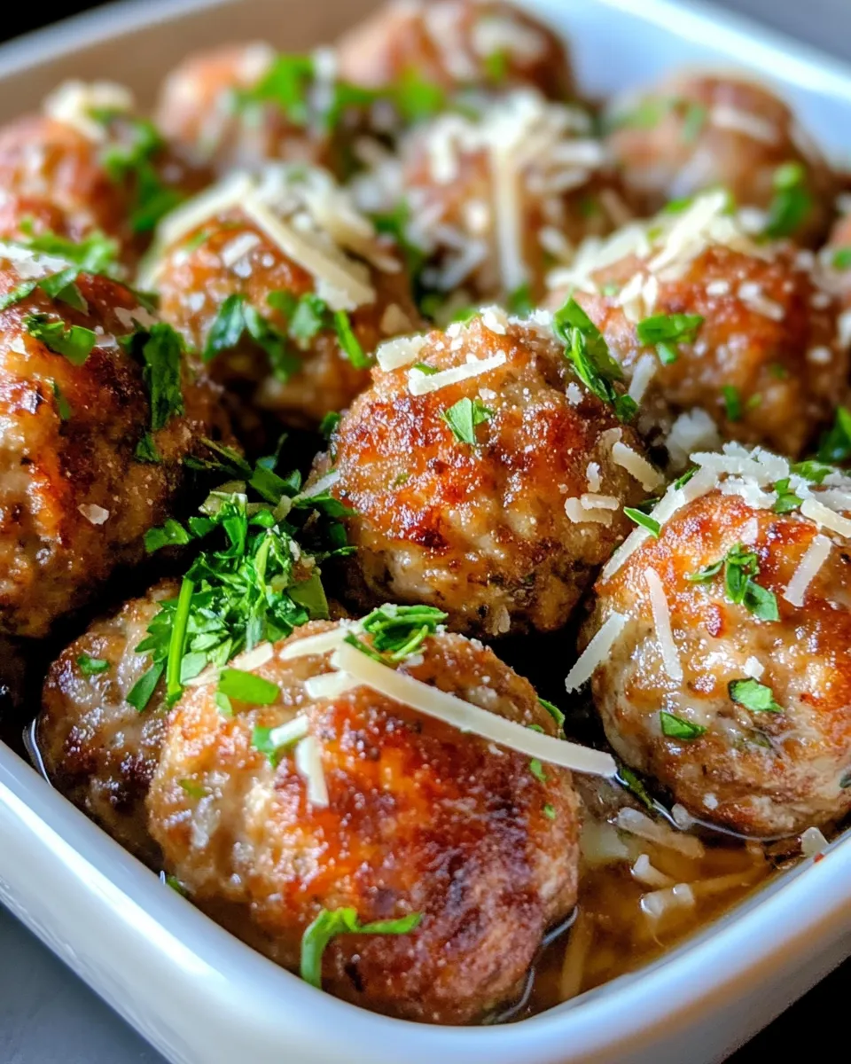 Classic French Onion Meatballs Recipe image