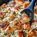 Homemade Garlic Parmesan Rice And Chicken photo