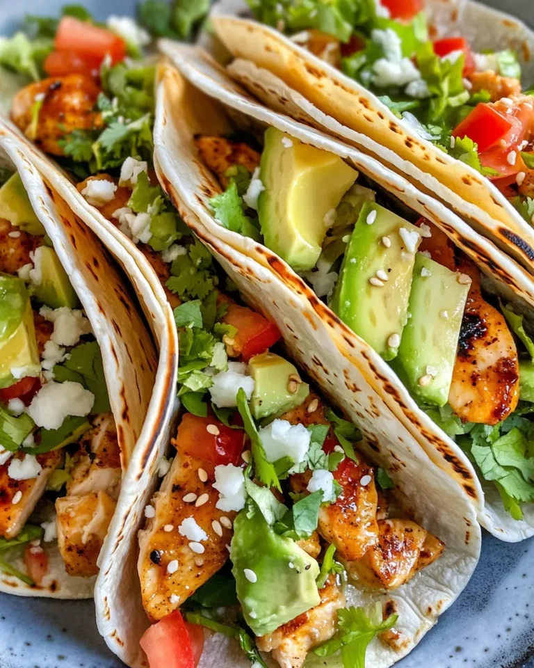Delicious Honey Garlic Chicken Tacos photo