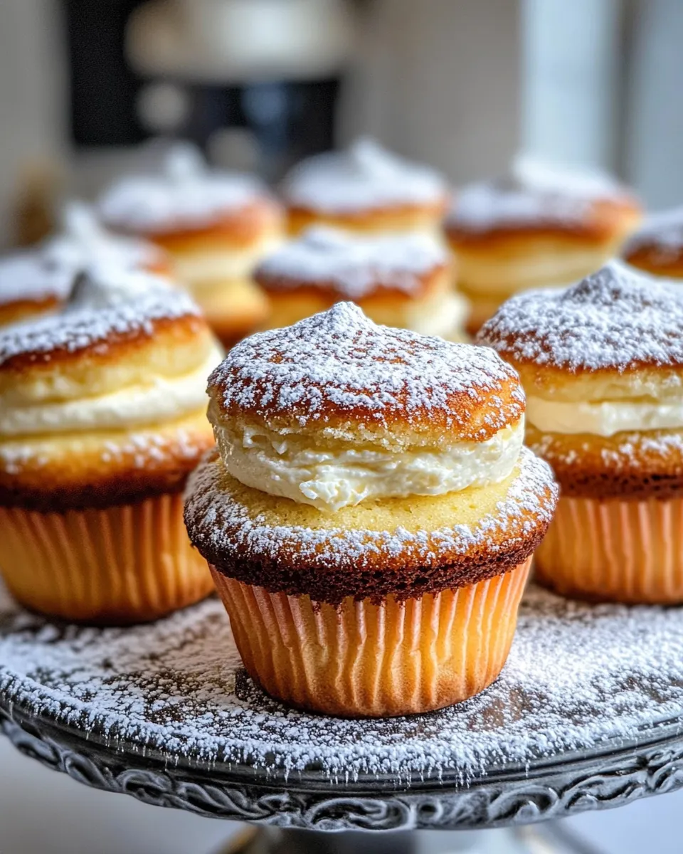 Classic Japanese Cheesecake Cupcakes image