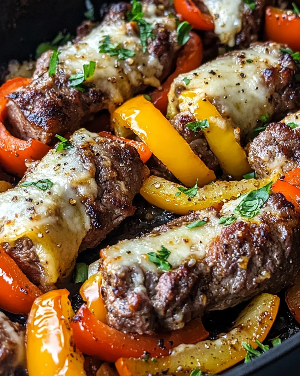 Homemade Keto Philly Cheesesteak Roll Ups recipe photo