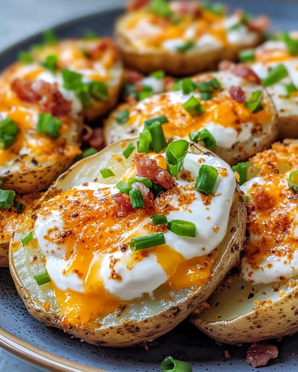 Delicious Longhorn Steakhouse Sliced Baked Potato Recipe food shot