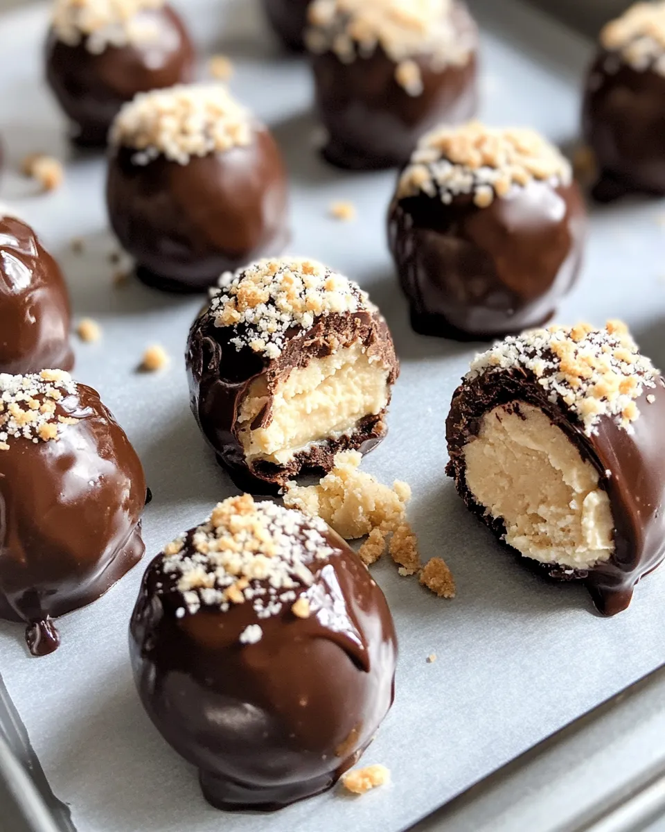 Homemade Peanut Butter Cheesecake Balls photo
