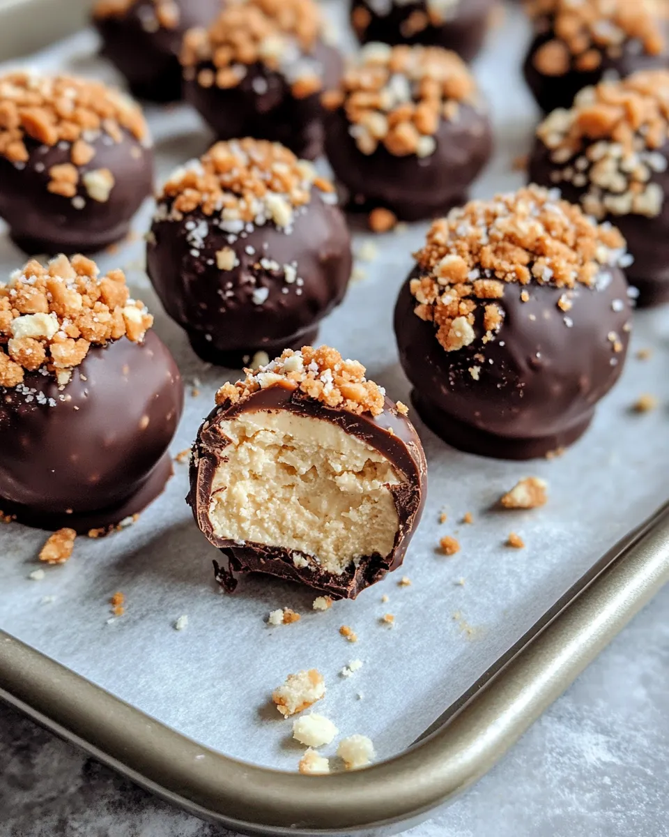 Classic Peanut Butter Cheesecake Balls image