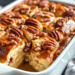 Homemade Pecan Pie Bread Pudding Without The Crust recipe photo