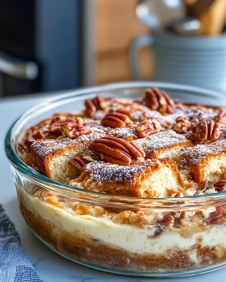 Classic Pecan Pie Bread Pudding Without The Crust dish photo