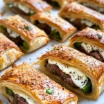 Homemade Philly Cheesesteak Roll Ups recipe photo