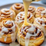 Homemade Pillsbury Cinnamon Rolls Icing Ingredients photo