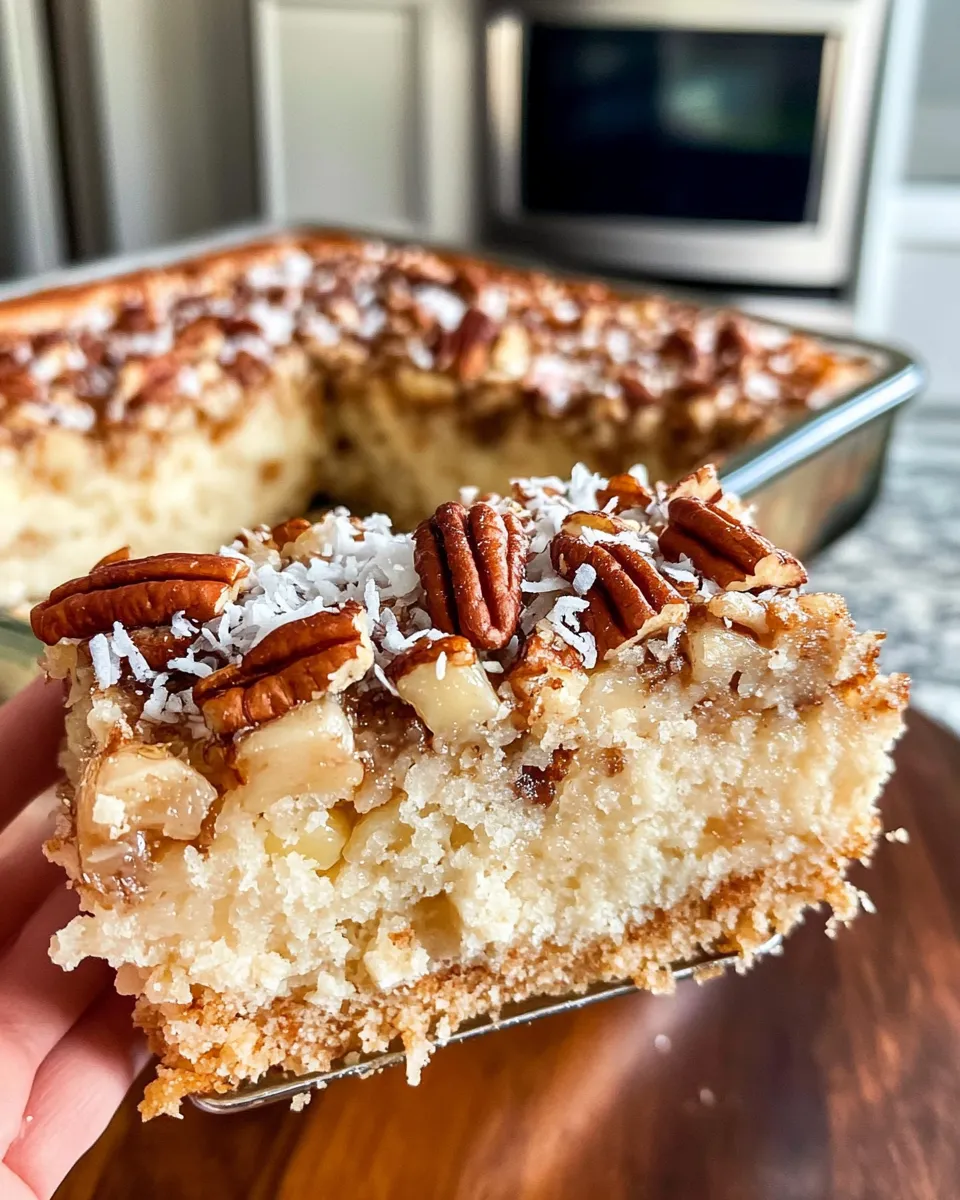 Classic Pineapple Coconut Pecan Cake dish photo