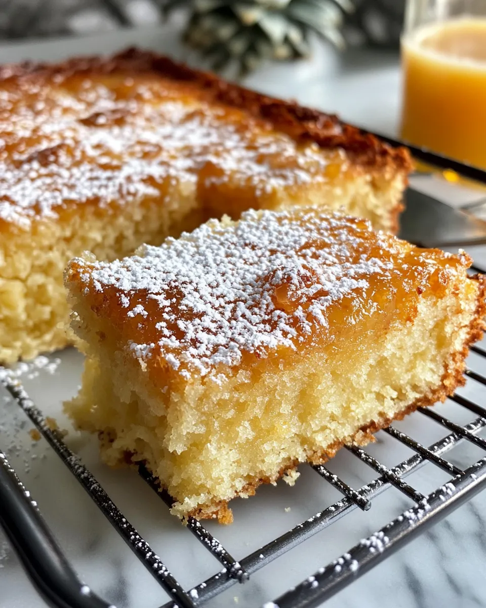 Classic Pineapple Juice Cake Recipe From Scratch image