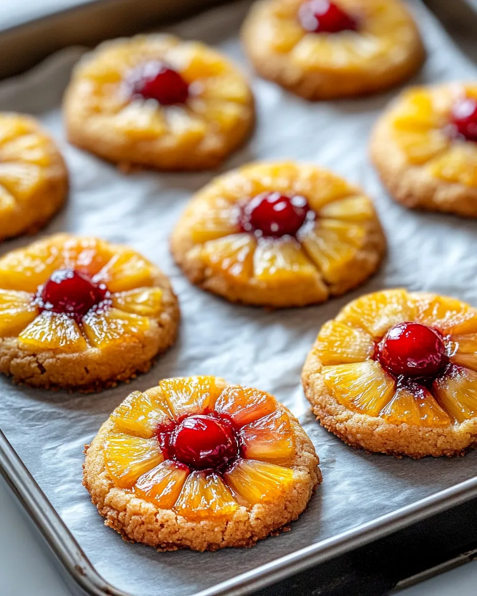 Classic Pineapple Upside Down Cookies image