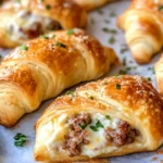 Homemade Sausage Cream Cheese Crescents Recipe photo