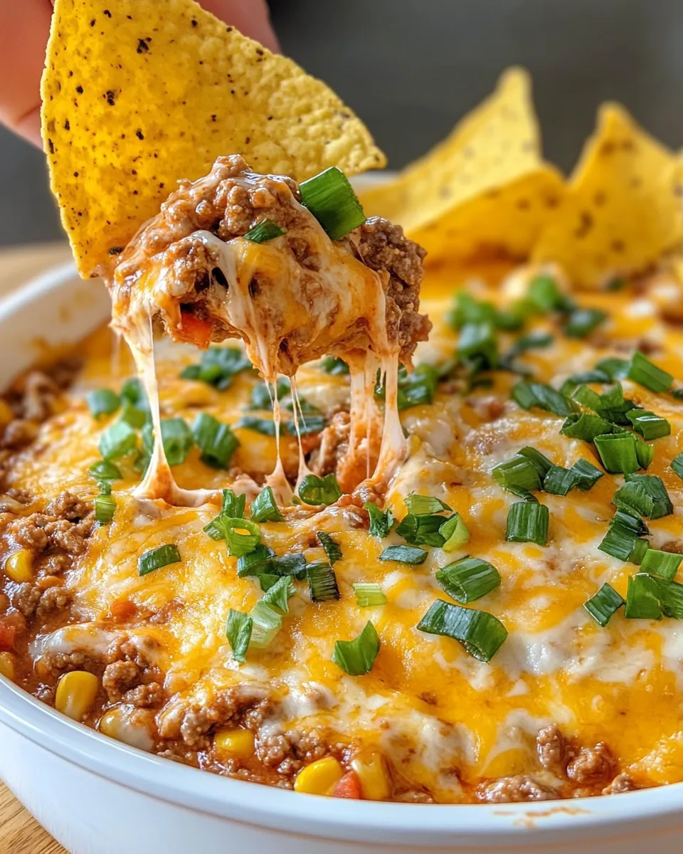 Homemade Slow Cooker Cream Cheese Taco Dip recipe photo
