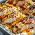 Homemade Smothered Chicken And Rice photo