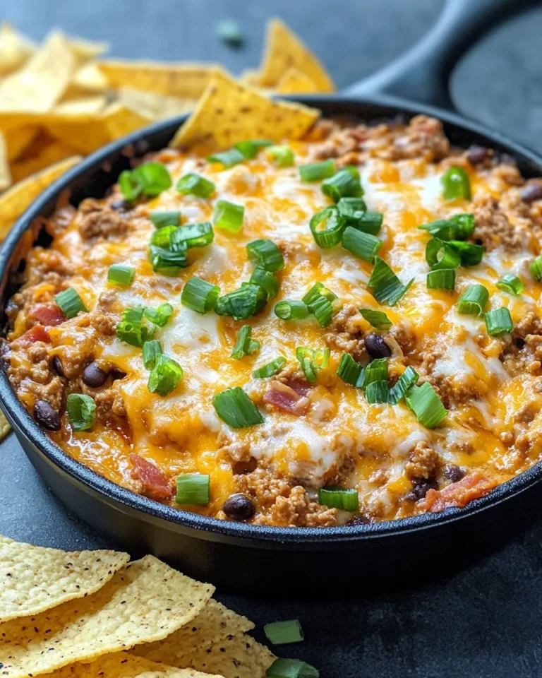 Homemade Texas Trash Dip With Meat recipe photo
