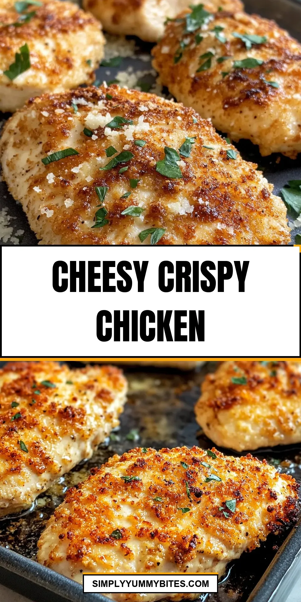 Easy Cheesy Crispy Chicken Recipe