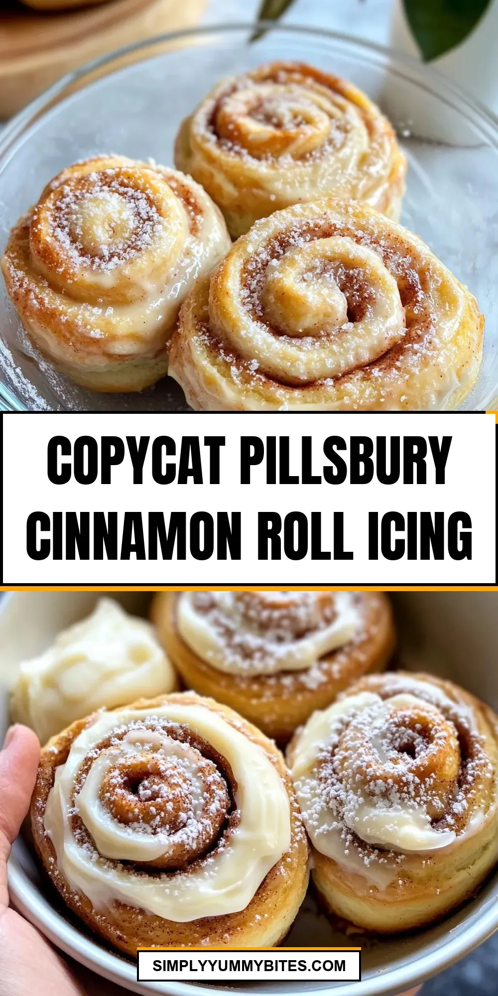 The Best Copycat Pillsbury Cinnamon Roll Icing