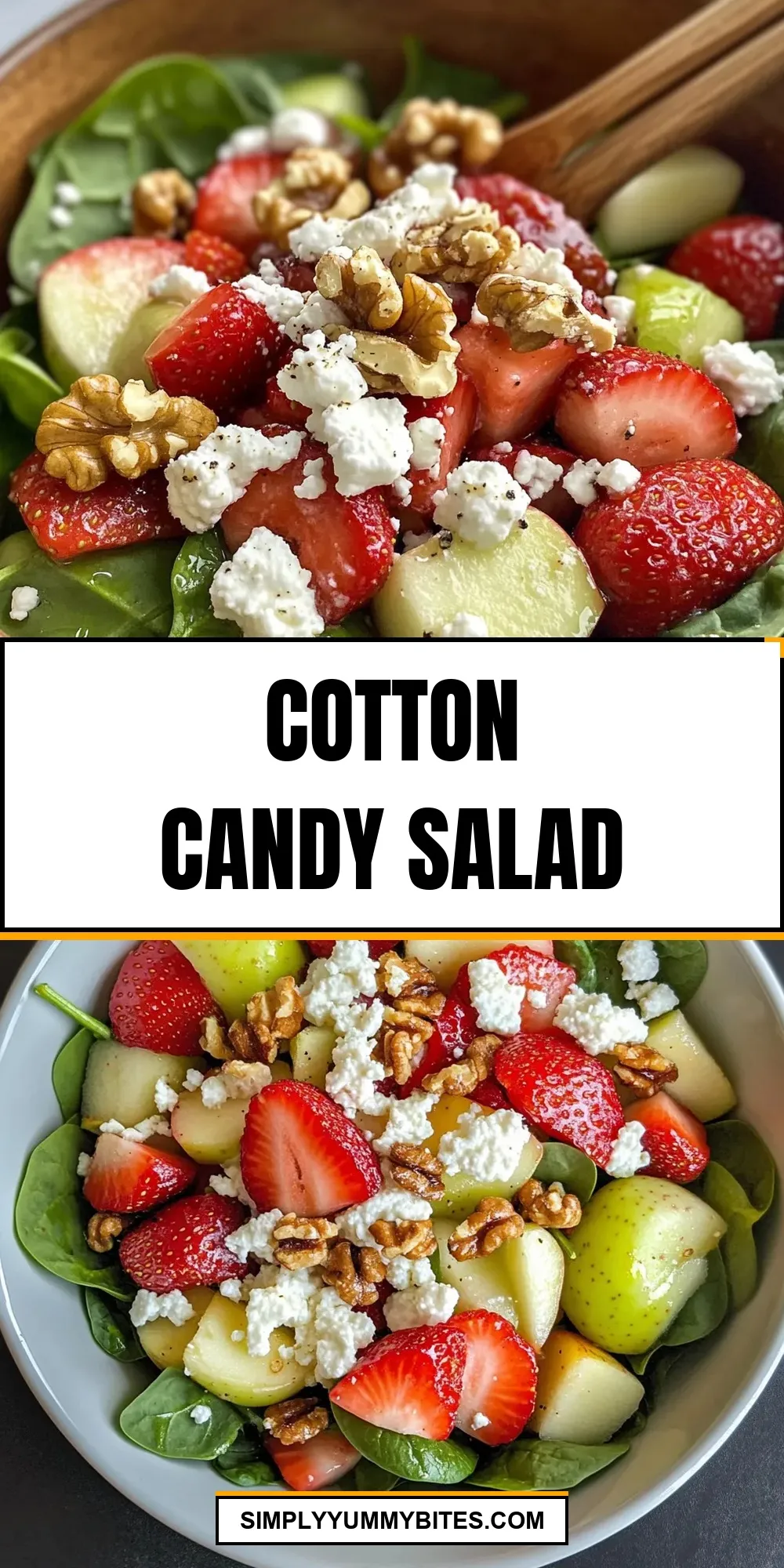 Easy Cotton Candy Salad Recipe