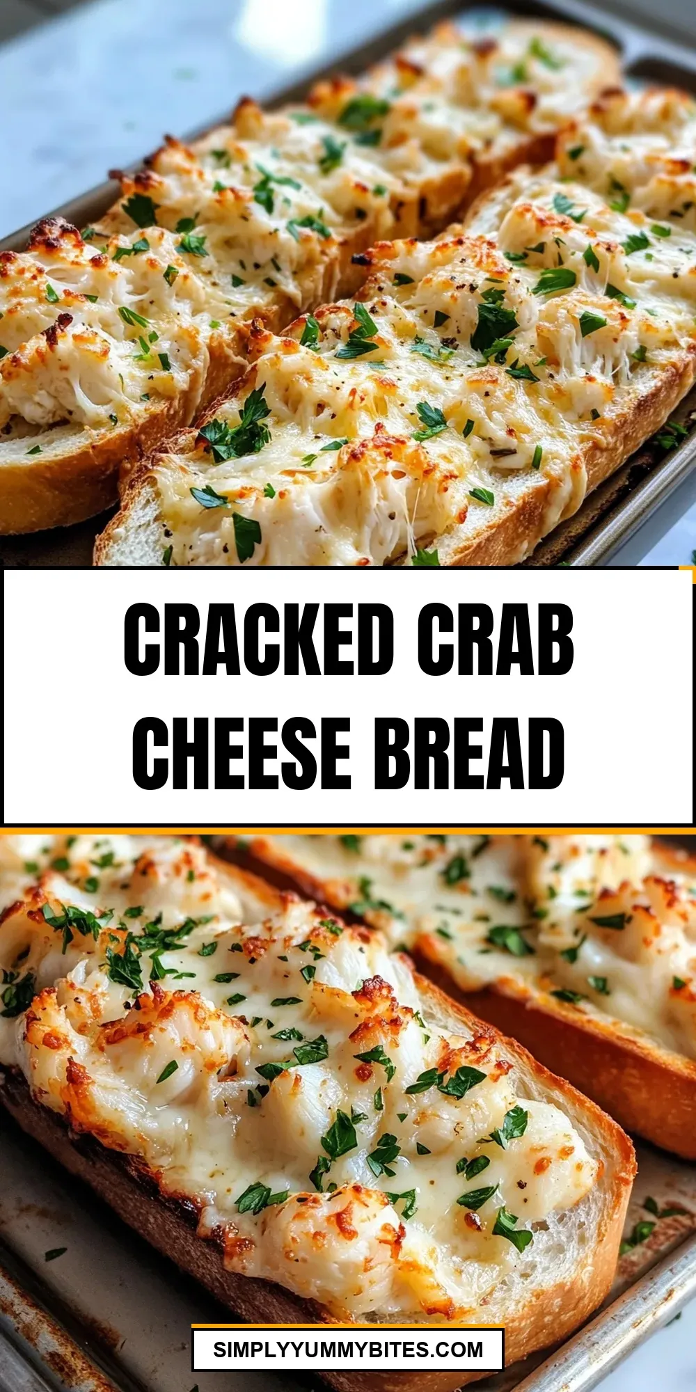 Easy Cracked Crab Cheese Bread Recipe