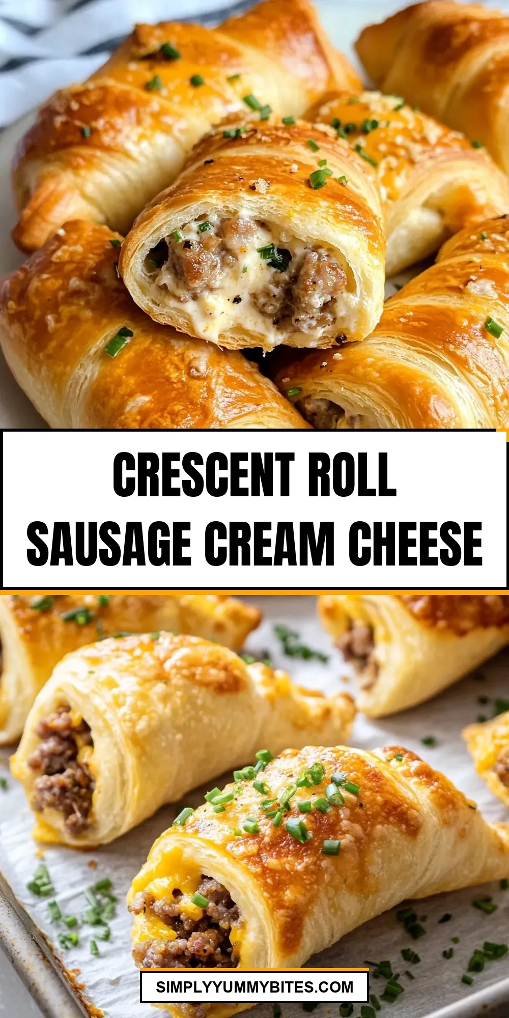 Easy Crescent Roll Sausage Cream Cheese Recipe