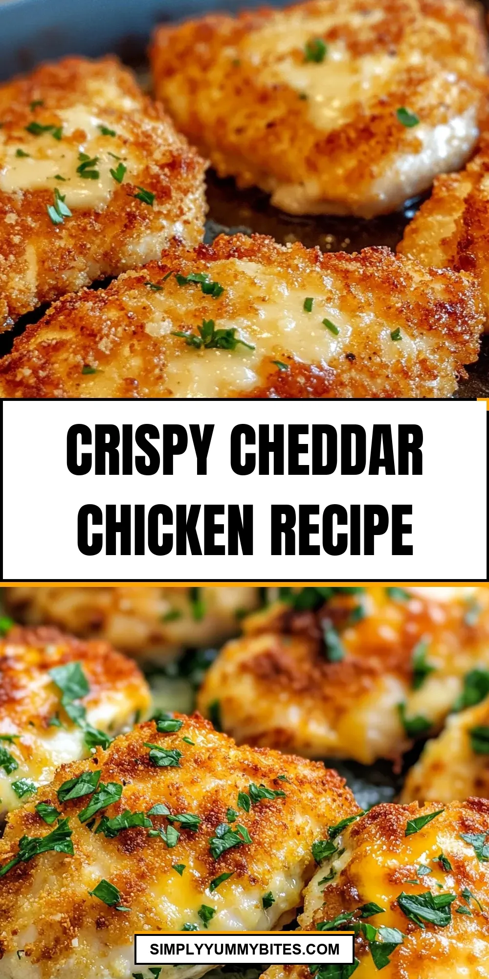 Easy Crispy Cheddar Chicken Recipe