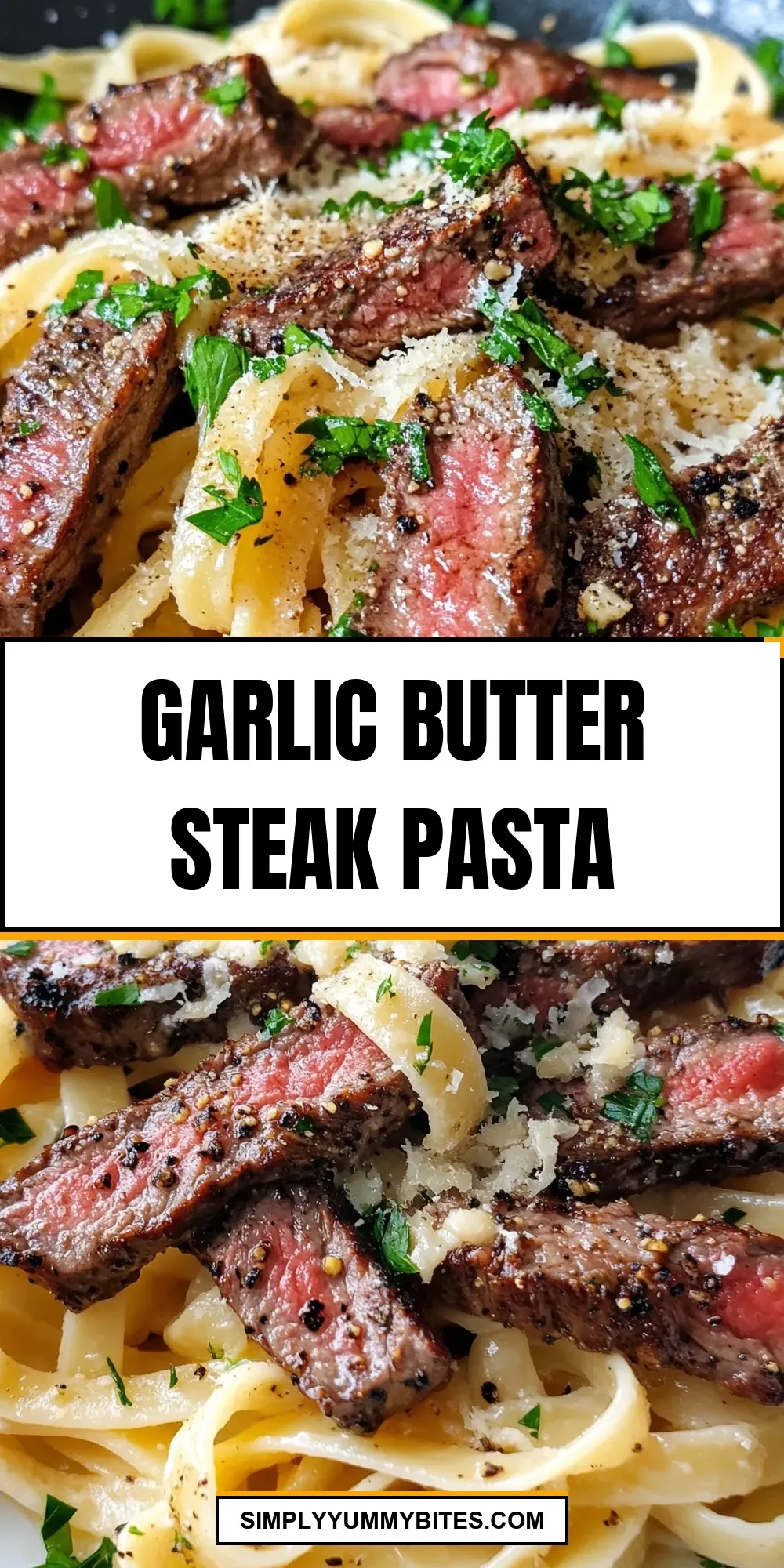 Garlic Butter Steak Pasta Recipe